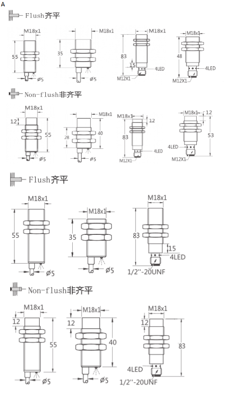 M12接近开关