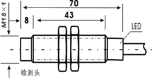 SYL18-DX08P1_模拟量线性接近开关_克特